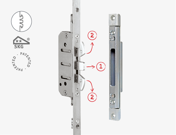 Запатентованный замок Poseidon