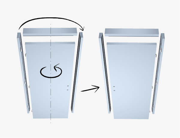 реверсивность двери