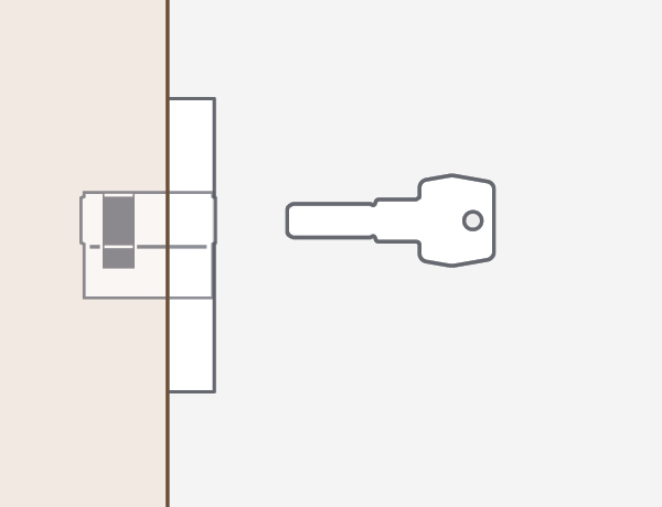 Совместим с Европейским полуцилиндром