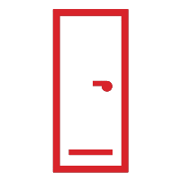 Замок с приводом от ручки