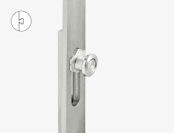 Версия с противовзломными телескопическими цапфами